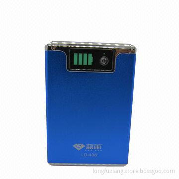 Super large capacity portable power bank, during recharging